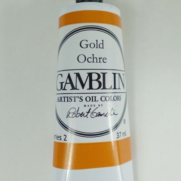 Gamblin Artist Oil Colors Gold Ochre 37ml Series 2 - Picture 3 of 4